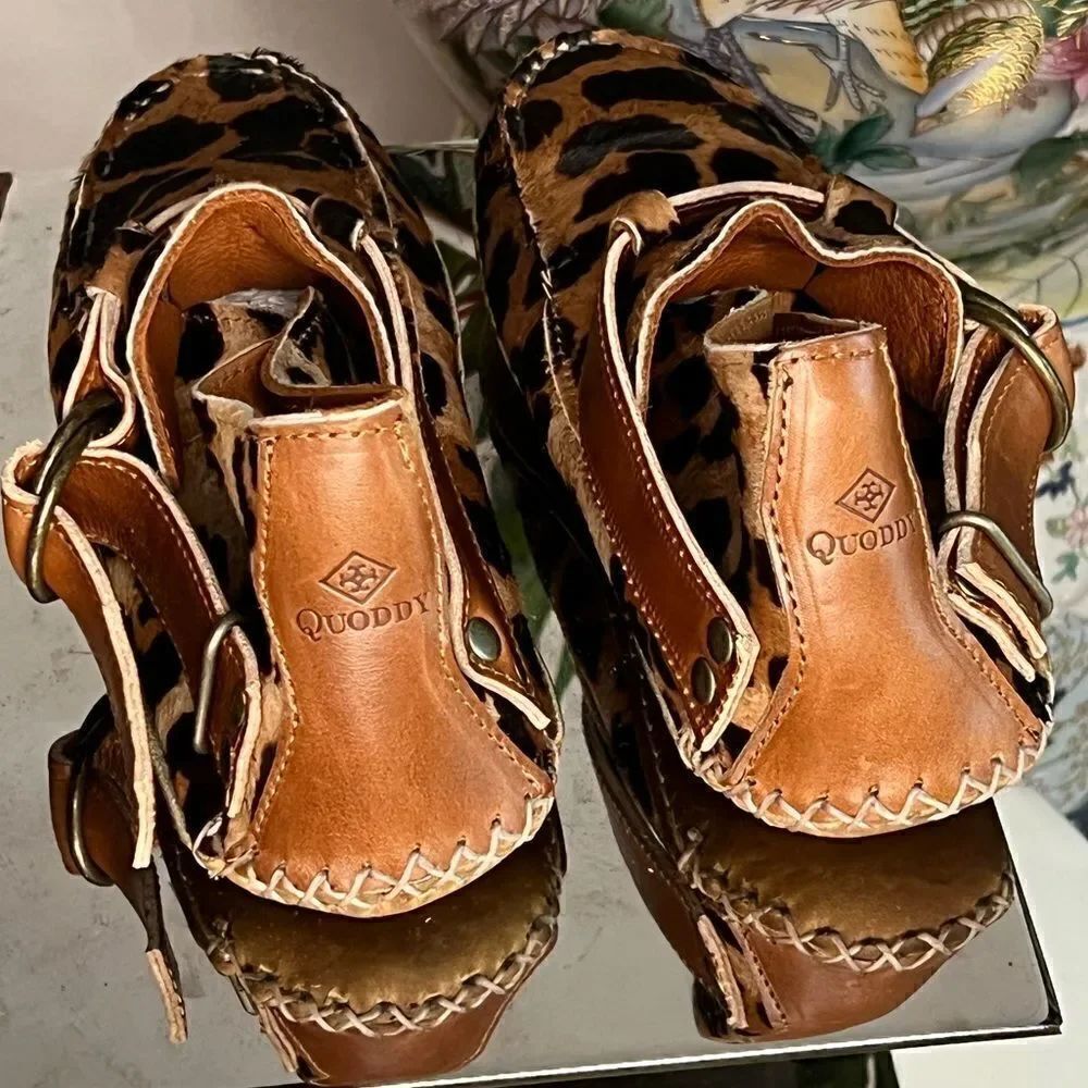 NEW Quoddy Leopard print Ring boots - Picture 2 of 7